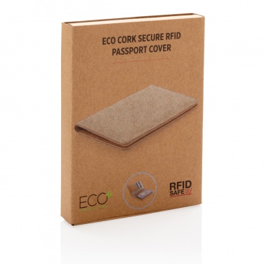 Logotrade advertising product picture of: Cork secure RFID passport cover