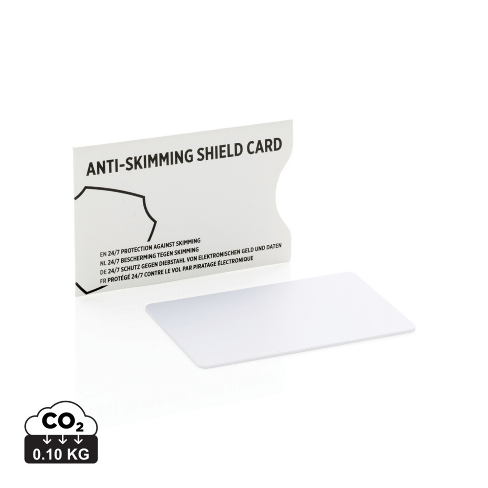Logo trade corporate gifts picture of: Anti-skimming RFID shield card with active jamming chip