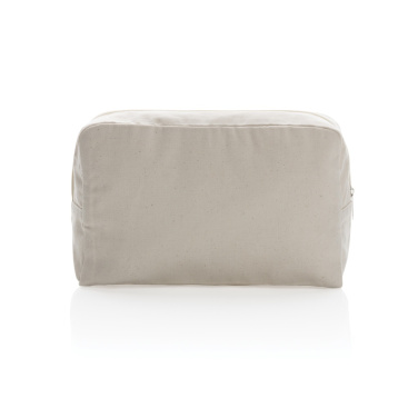 Logo trade promotional merchandise picture of: Impact Aware™ 285 gsm rcanvas toiletry bag undyed