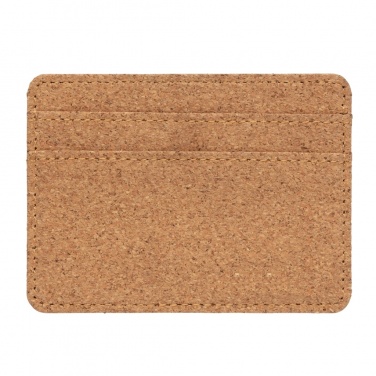 Logo trade corporate gifts picture of: Cork secure RFID slim wallet