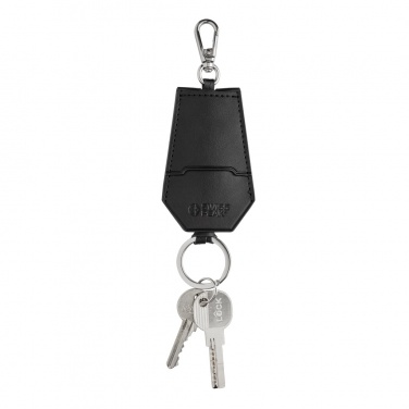 Logo trade promotional product photo of: SP Tula RCS certified recycled PU key holder and pen set
