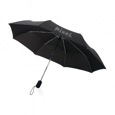 Logo trade corporate gifts image of: Swiss Peak AWARE™ Traveller 21” automatic umbrella