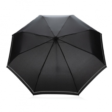 Logotrade promotional gift picture of: 20.5"Impact AWARE™ RPET 190T pongee mini reflective umbrella