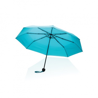 Logo trade corporate gifts image of: 20.5" Impact AWARE™ RPET 190T mini umbrella