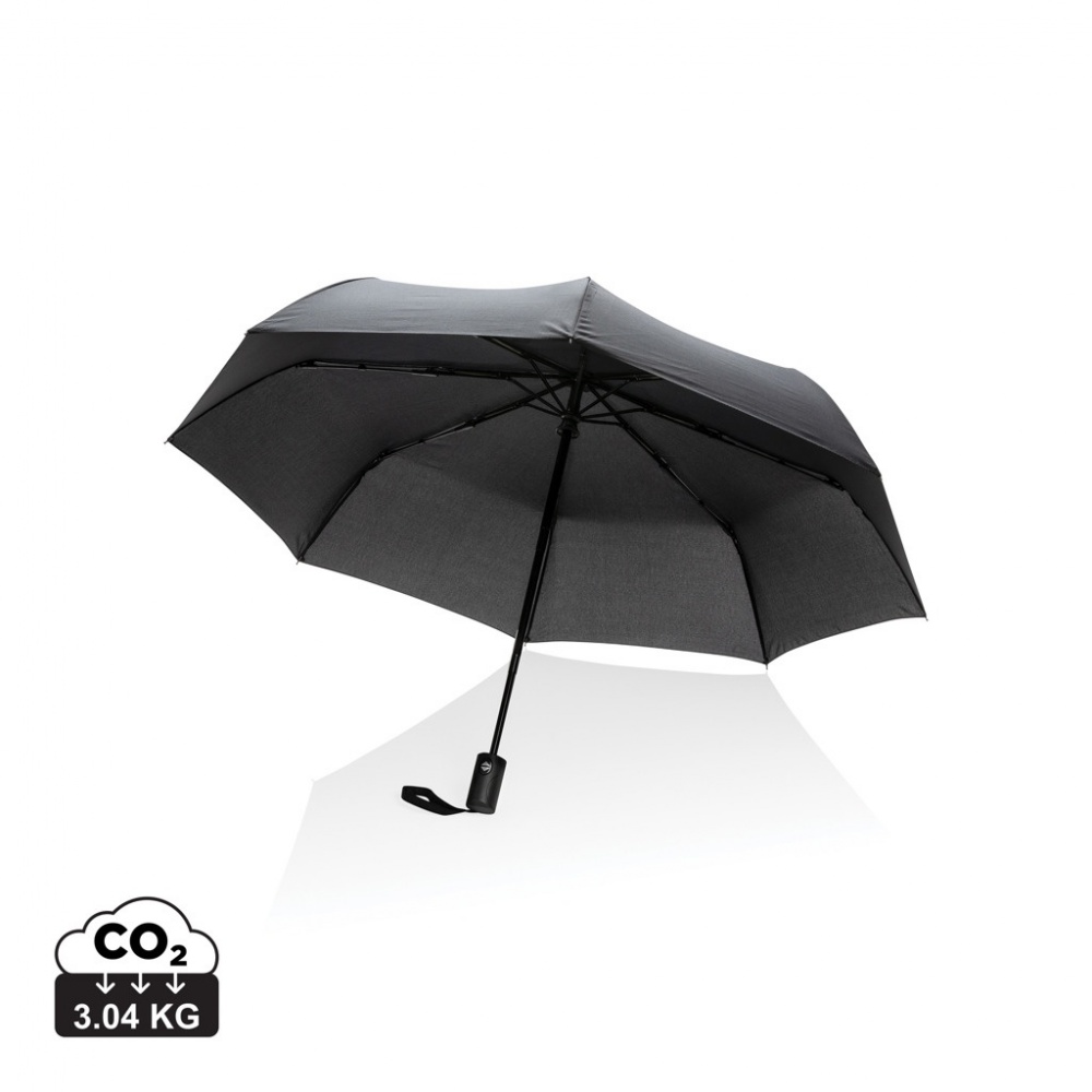 Logo trade promotional item photo of: 21" Impact AWARE™ RPET 190T auto open/close umbrella
