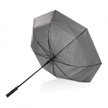 Logo trade promotional item photo of: 27" Impact AWARE™ RPET 190T dual colour auto open umbrella