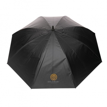Logo trade business gifts image of: 27" Impact AWARE™ RPET 190T dual colour auto open umbrella