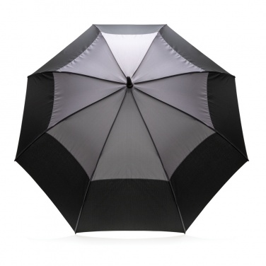 Logotrade promotional item image of: 27" Impact AWARE™ RPET 190T auto open stormproof umbrella