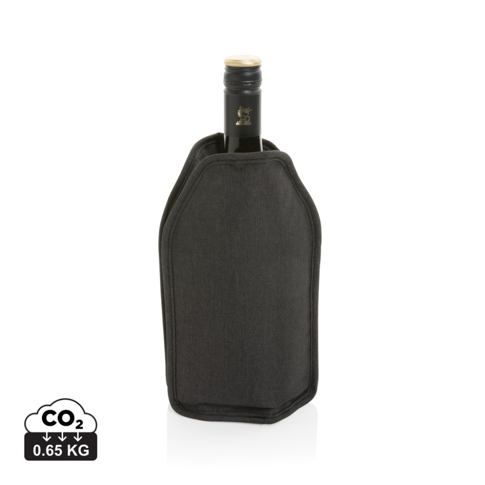 Logo trade promotional items image of: Vino AWARE™ RPET wine cooler sleeve