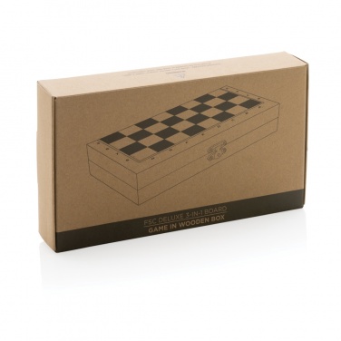 Logotrade promotional gift image of: Deluxe 3-in-1 boardgame in box