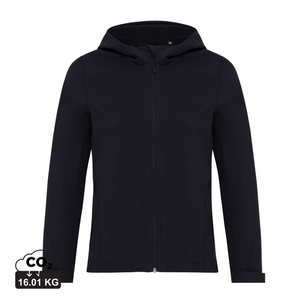 Logo trade advertising products image of: Iqoniq Makalu women recycled polyester soft shell jacket