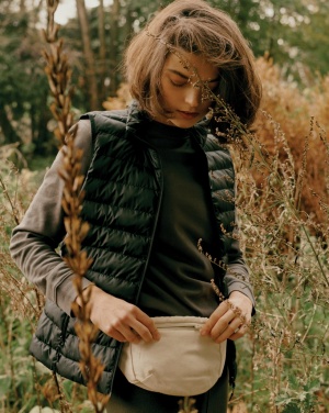 Logo trade promotional merchandise image of: Iqoniq Meru women recycled polyester bodywarmer