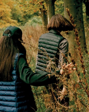 Logo trade promotional giveaway photo of: Iqoniq Meru women recycled polyester bodywarmer