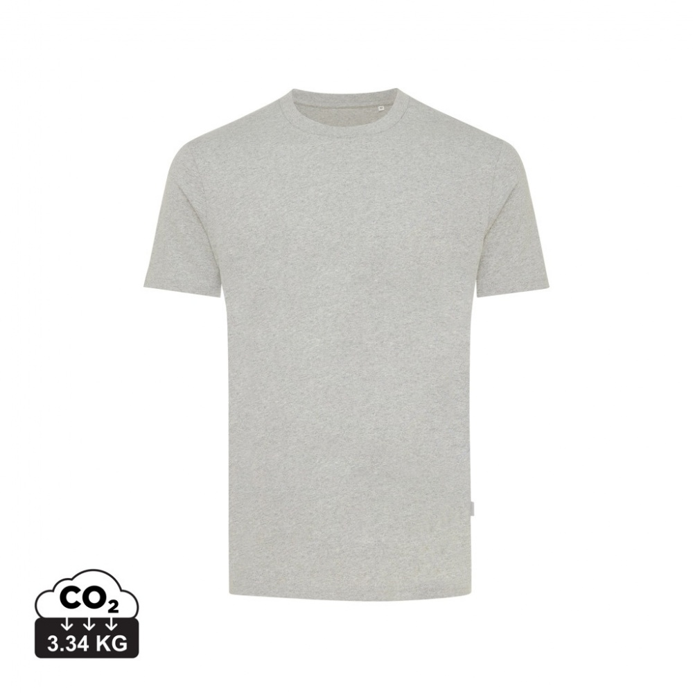 Logo trade promotional gifts image of: Iqoniq Manuel recycled cotton t-shirt undyed