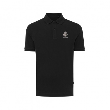 Logo trade business gift photo of: Iqoniq Yosemite recycled cotton pique polo
