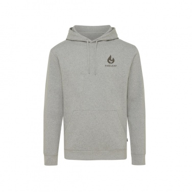 Logo trade corporate gifts image of: Iqoniq Torres recycled cotton hoodie undyed