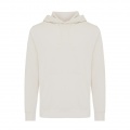 Iqoniq Rila lightweight recycled cotton hoodie, ivory white