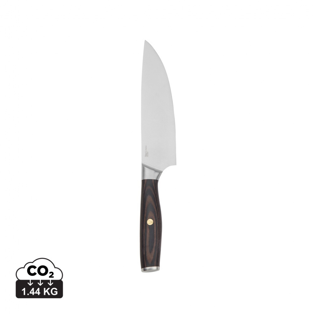 Logotrade promotional merchandise picture of: VINGA Tara RCS recycled steel chef's knife