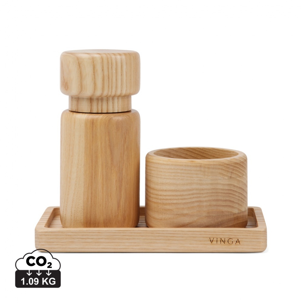 Logo trade promotional item photo of: VINGA Retro salt & pepper set