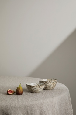 Logo trade promotional giveaways image of: VINGA Nuvem stoneware mini bowl, 3 pcs set