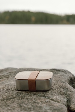 Logo trade promotional item photo of: VINGA Ciro RCS recycled steel lunch box