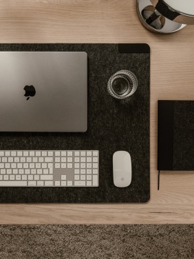 Logo trade corporate gifts picture of: VINGA Albon GRS recycled felt desk pad