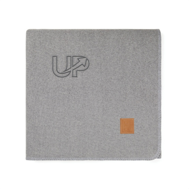 Logo trade corporate gifts image of: VINGA Moulton GRS RPET blanket