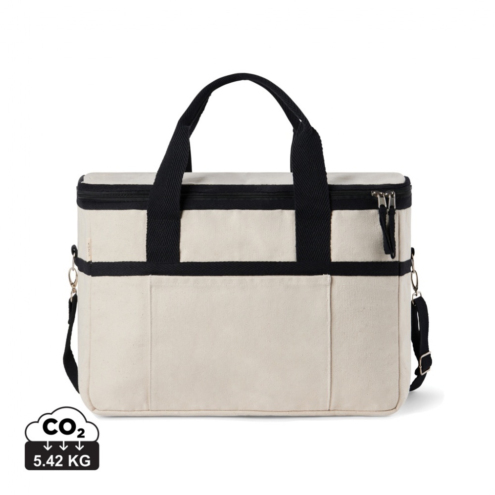 Logotrade corporate gifts photo of: VINGA Volonne AWARE™ recycled canvas cooler basket