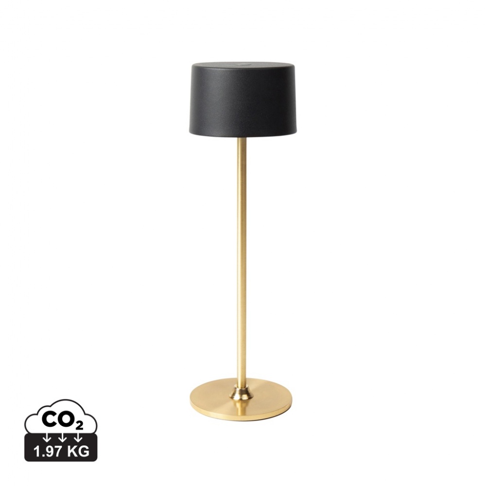 Logo trade promotional products image of: VINGA Nauro RCS recycled ABS table lamp