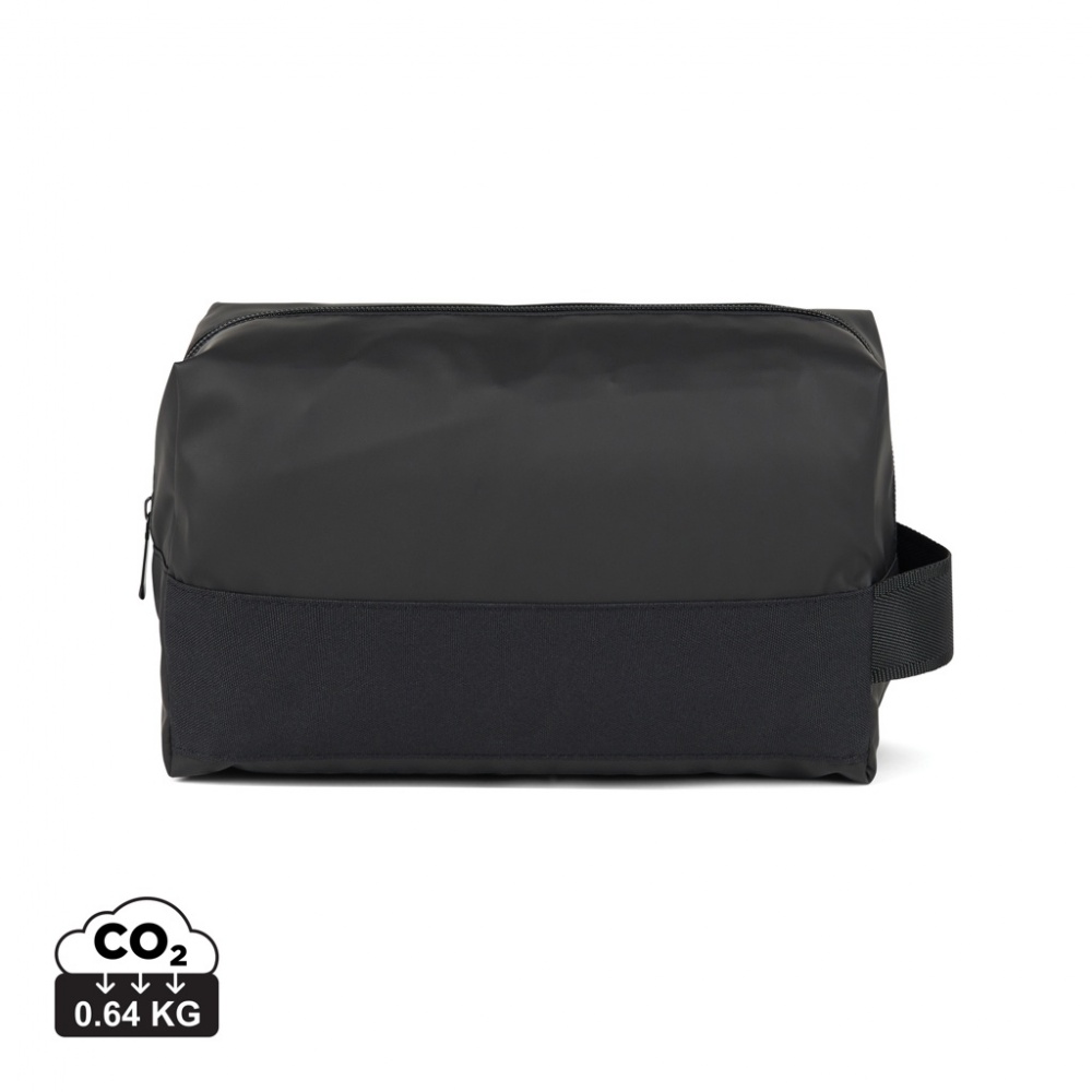 Logotrade advertising products photo of: VINGA Livorno GRS recycled polyester toiletry bag