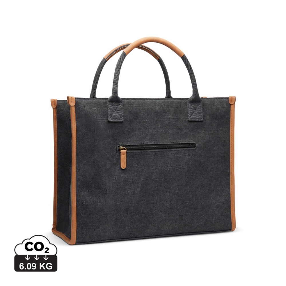 Logotrade advertising product image of: VINGA Bosler RCS recycled canvas office tote
