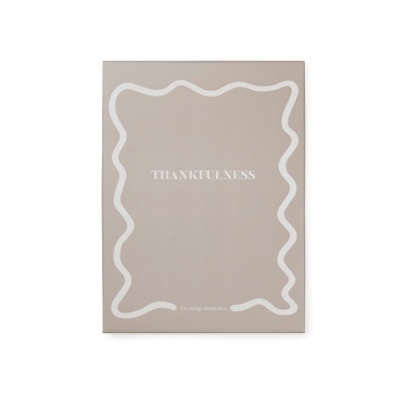 Logotrade promotional merchandise photo of: VINGA Thankfulness GRS recycled paper journal