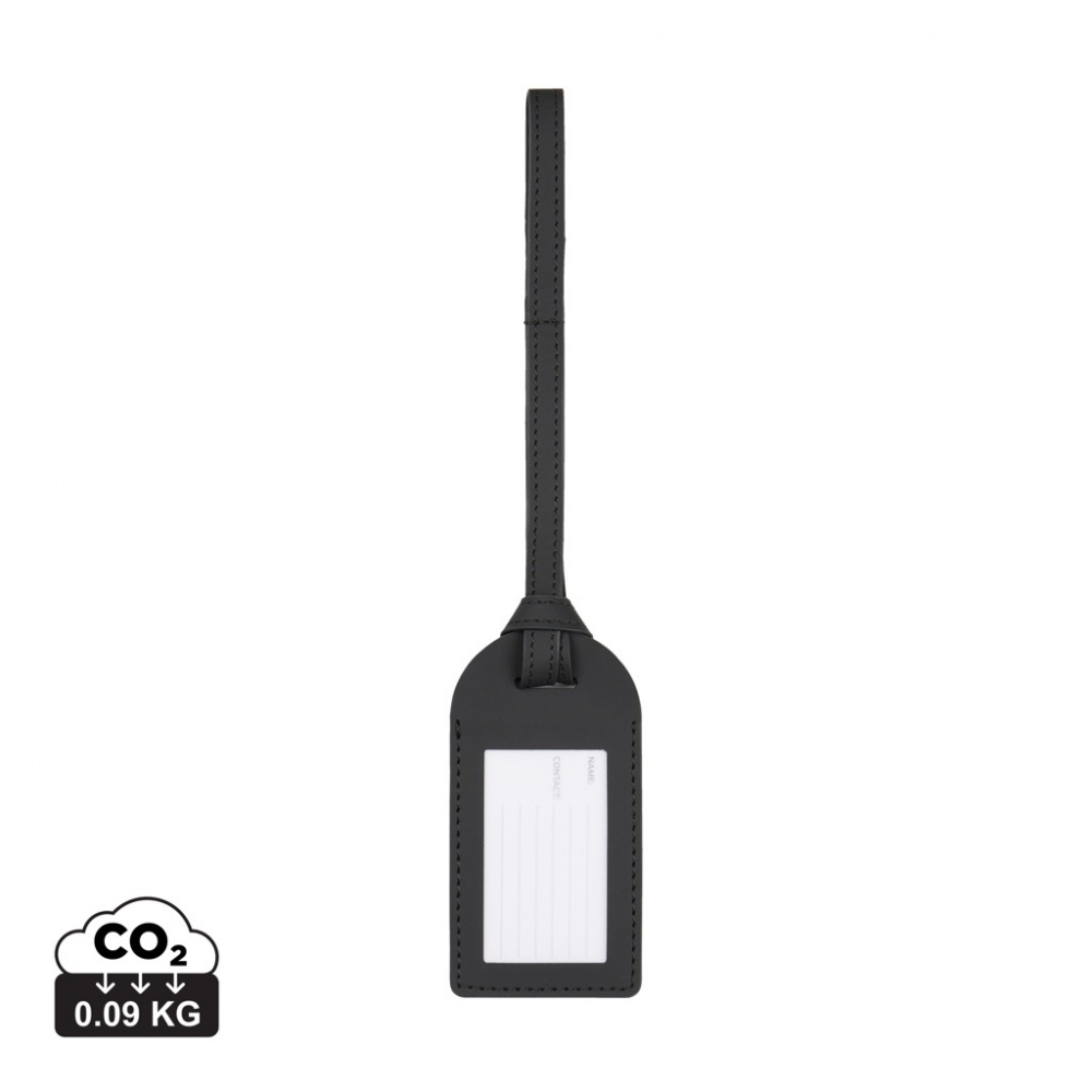 Logo trade promotional products image of: VINGA Baltimore RCS recycled polyester luggage tag