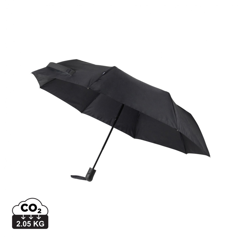 Logo trade advertising product photo of: VINGA Baltimore AWARE™ RPET 21" umbrella