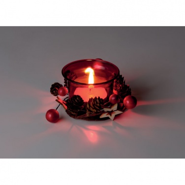 Logo trade promotional giveaway photo of: Christmas candle holder