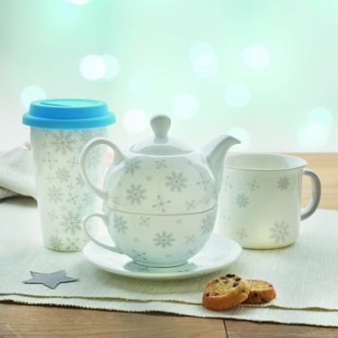 Logo trade advertising products picture of: Christmas tea set