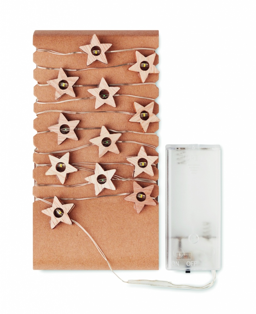 Logo trade corporate gift photo of: String with 20 star lights