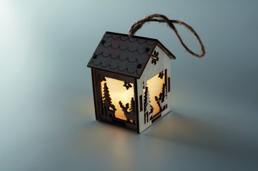 Logotrade promotional gifts photo of: MDF house with light
