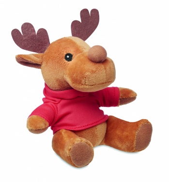Logotrade promotional merchandise image of: Plush reindeer with hoodie