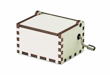 Logotrade promotional giveaway image of: Wooden Christmas music box