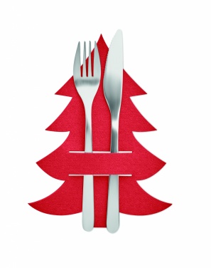 Logo trade promotional products picture of: RPET felt cutlery holder set