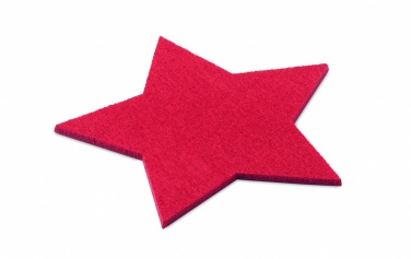 Logo trade promotional merchandise photo of: RPET 4 felt coaster set