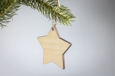 Logo trade promotional items picture of: Christmas ornament star