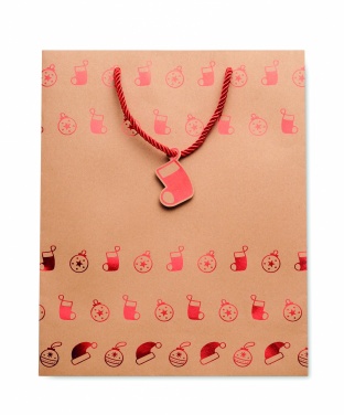 Logotrade promotional items photo of: Gift paper bag with pattern