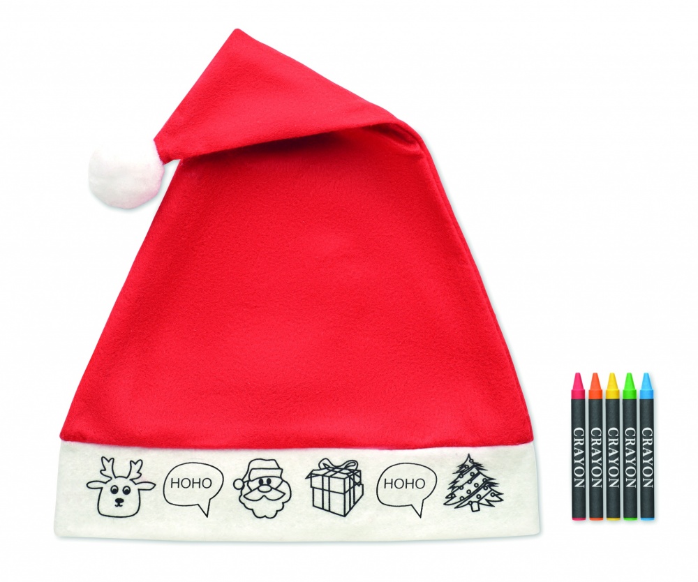 Logo trade promotional merchandise picture of: Kids Santa hat