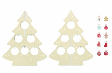 Logo trade corporate gifts picture of: Wooden Xmas tree decoration
