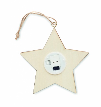 Logotrade promotional items photo of: MDF star with light