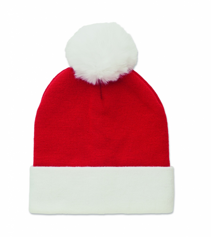 Logo trade business gift photo of: Christmas knitted beanie
