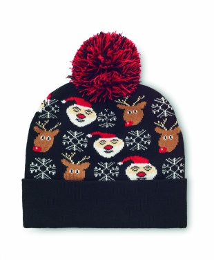 Logo trade promotional product photo of: Christmas knitted beanie