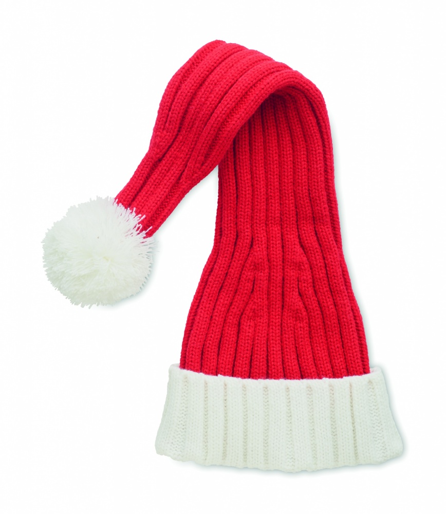 Logo trade promotional items image of: Long Christmas knitted beanie